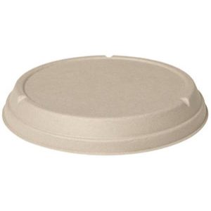 LIDS BAGASSE* BROWN 900-1200ML 40x8/krt
