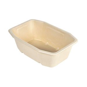 Fiberbakke, HMR, 1300 ml, 1-rum, 215x148x70 mm - 300 stk/krt