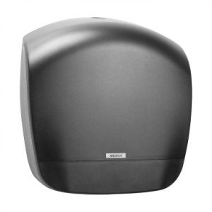 Dispenser toiletpapir Katrin, jumbo, M/L, plast, sort