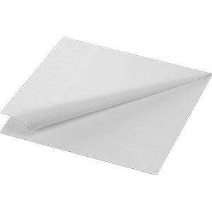 Tissue Serviet 33x33cm Hvid 2-lags 300x10/krt