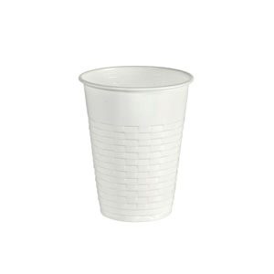 CUPS PLASTIC 21 CL WHITE 100x20/krt