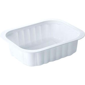 TRAY SDISH PP WH 1-COMP 138X114X35 300x1/krt