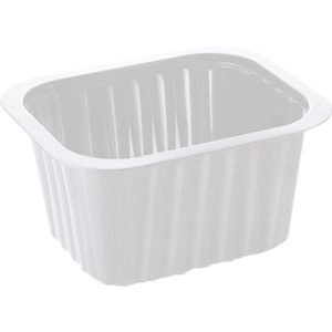 TRAY, SDISH, PP, WH, 1-COMP 138X114X70