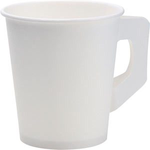 CUP PAP/PE 20 CL WHITE HANDLE 80x20 stk/krt