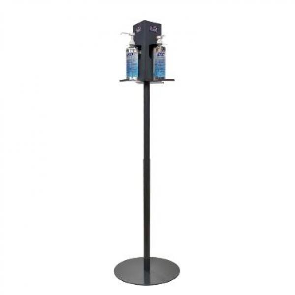 Gulvstander sort t/Purell dispenser