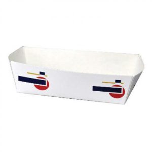 Pommes frites bakke nr 0 120x61x37mm 500 stk