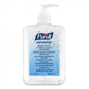 Hånddesinfektion Purell Advanced gel 500ml i pumpeflaske 12x500 ml/krt