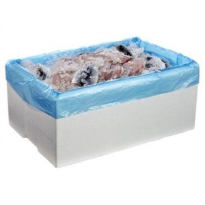 Foringspose blå HDPE 830/220x1200mm 18my 250 stk/krt