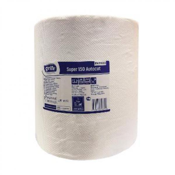 Papirrulle Pristine System hvid nyfiber 150m