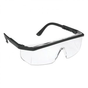 Sikkerhedsbrille Wraparound linse klar