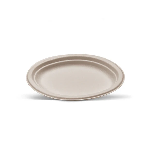 PLATES OVAL 22CM UNBLEACHED 50x10/krt
