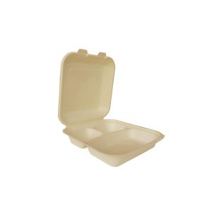 Lille bagassebakke 750ml, 3-rums, 210x220x42cm, 200stk/krt