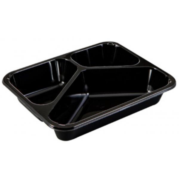 Bakke, CPET, sort, 3-rums, 200/285/520 ml