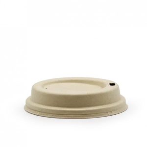 Kaffelåg bagasse Ø80 -1000 stk/krt