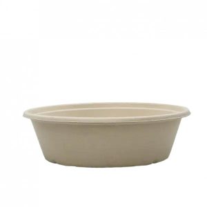 Sukkerrørsfiberskål, Ø16 cm, PFAS fri - 500 stk/krt
