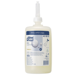 Sæbe Flydende Tork Premium Mild med Farve/Parfume til S1 1 ltr Gul 6 fl x 1 ltr/krt