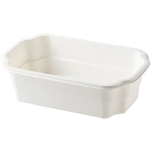 TRAY TAWAY PP WH 1-COMP 250X159X55 228x1/krt