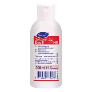 Alkoholbaseret desinfektionsgel, Soft Care, Des E, H5, 100 ml - 50 stk/krt