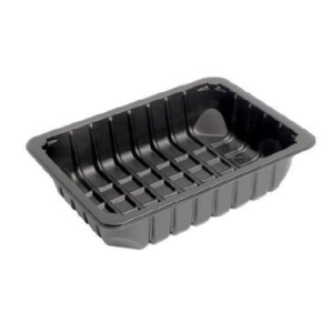 PP bakke sort 191x144x43 mm 900 ml 496 stk/krt
