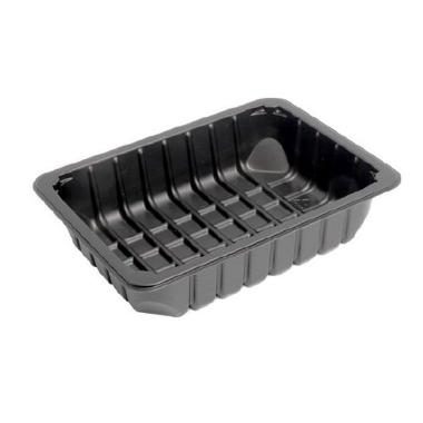 PP bakke sort 191x144x43 mm 900 ml 496 stk/krt