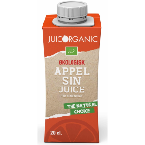 JuicOrganic Øko Appelsinjuice, RTD, pap, 0.2 L. x 24 stk.