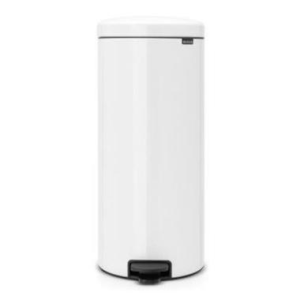 Pedalspand Brabantia Newlcon 30 ltr Stål/Plast Hvid 29,3x38x67,9cm 1stk