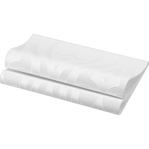 NAPKINS ELEGANC 48CM LILY WHITE 40x6/krt