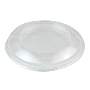 Plastlåg klar PET til dessertbæger Ø95mm 32x50 stk/krt