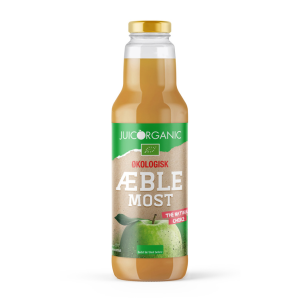 JuicOrganic Økologisk Æblemost, saft, glas, 6x0,75L.