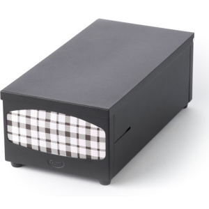 DISPENSER METAL F.33X33 BLACK 1x1/krt