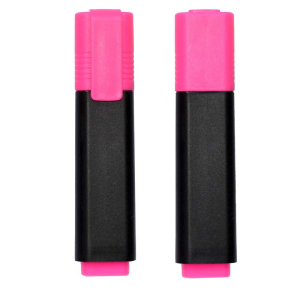 Tekstmarker, Q-Line, Rosa - 10 stk/pk