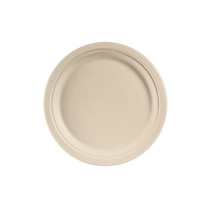 PLATES FIBRE* 26CM BROWN 50x10/krt