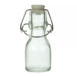Flaske m/patentprop, 8 cl, Ø47x110 mm - 12 stk/krt