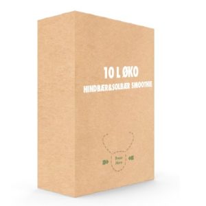 JuicOrganic Smoothie Hindbær & Solbærjuice, Økologisk 10L.