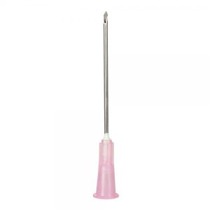 Kanyle, BD Microlance, rosa, 18G, x1½, 1,25 x 40mm, kort slib, steril
