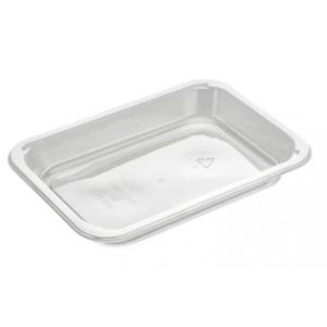Bakke APET 1 rum 425 ml 187x137x25 mm PP Klar 736 stk/krt