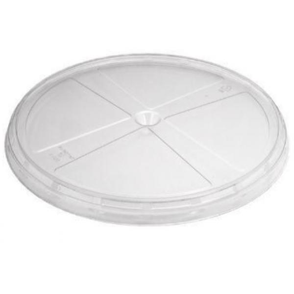 Låg, klar, APET, Ø330x22,7 mm - 60 stk/krt
