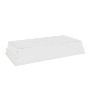 PET låg til 22x10x4,5 cm Kraft Bakke 240 stk/krt