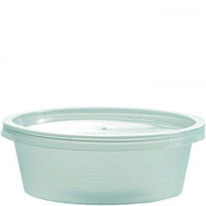 Microskål m/låg, transparent, 10 oz