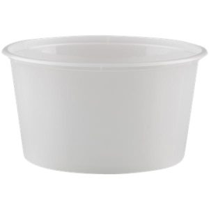 Micro skål hvid 45 cl 500 stk/krt