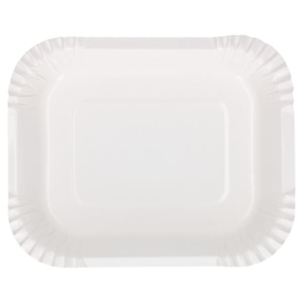 Dyb Papir tallerken 19x16cm 500stk/krt