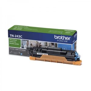 Lasertoner Brother TN243C cyan ca. 1000 sider Farve LED