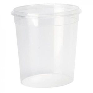 Plastbøtte + låg handy-lock, PP, 1025ml, Ø118mm