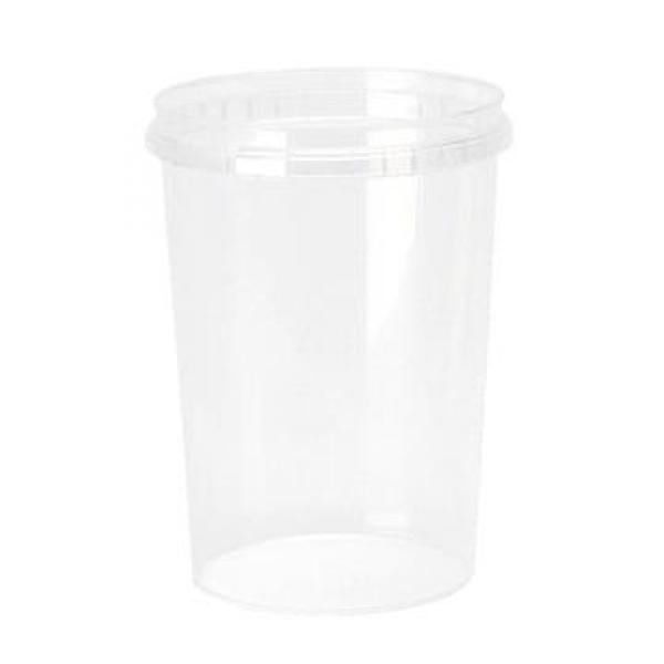 Plastbøtte + låg handy-lock, PP, Ø95x117mm, 520 ml