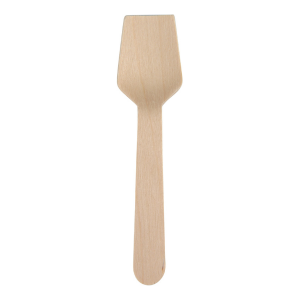 Isspade, 9,5 cm, brun, papir - 20x150 stk/krt