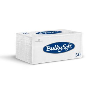 Serviet, hvid, 2-lag, bulkySoft, 1/8 fold, 33x33cm,