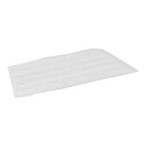 Tavle- og bordmoppe, Vikan, hvid, mikrofiber, 25 cm, med velcro
