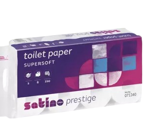 Toiletpapir, 3-lags, Supersoft, 100% Nyfiber