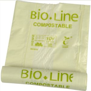 Biosæk Bio-Line, 120 l, transparent grøn, 80x110cm 30my
