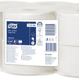 Toiletpapir Tork Advanced T2 Jumbo Mini 1-lag Ø18.8 cm 240 m 12 rl/krt